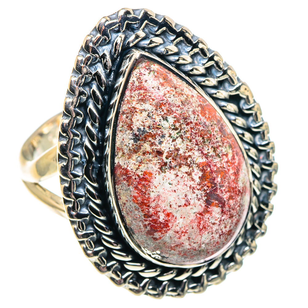Thulite Rings handcrafted by Ana Silver Co - RING91902