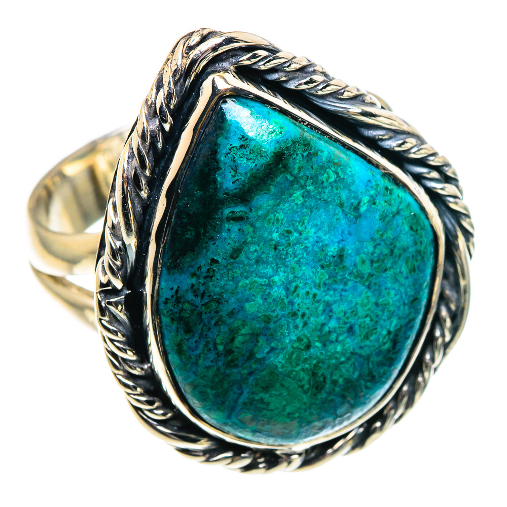 Chrysocolla Rings handcrafted by Ana Silver Co - RING91910