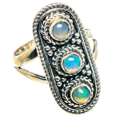 Ethiopian Opal Rings handcrafted by Ana Silver Co - RING91911