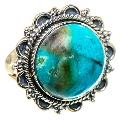 Chrysocolla Rings handcrafted by Ana Silver Co - RING91913
