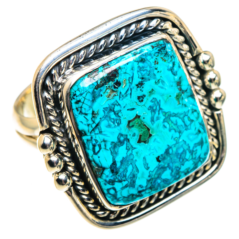 Chrysocolla Rings handcrafted by Ana Silver Co - RING91919