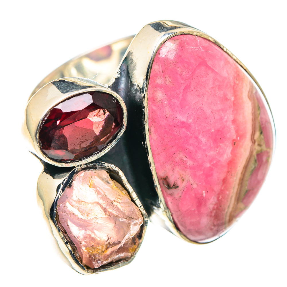 Rhodochrosite Rings handcrafted by Ana Silver Co - RING91926