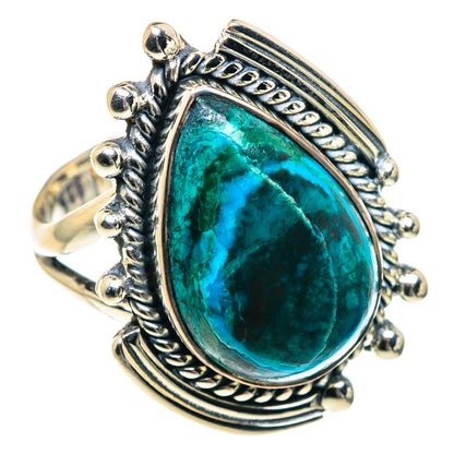Chrysocolla Rings handcrafted by Ana Silver Co - RING91932