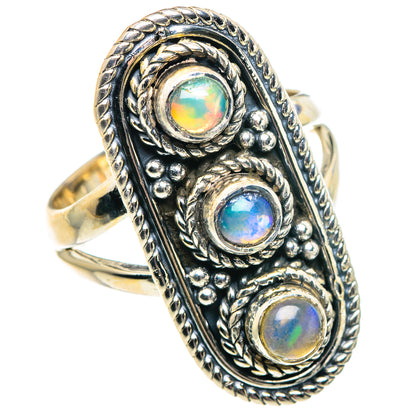 Ethiopian Opal Rings handcrafted by Ana Silver Co - RING91934