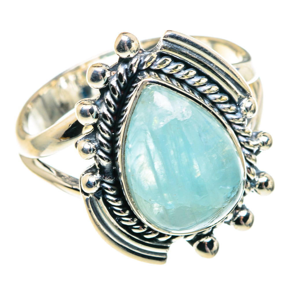 Aquamarine Rings handcrafted by Ana Silver Co - RING91936