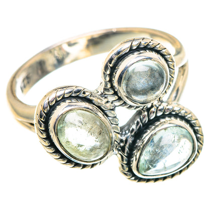 Aquamarine Rings handcrafted by Ana Silver Co - RING91938