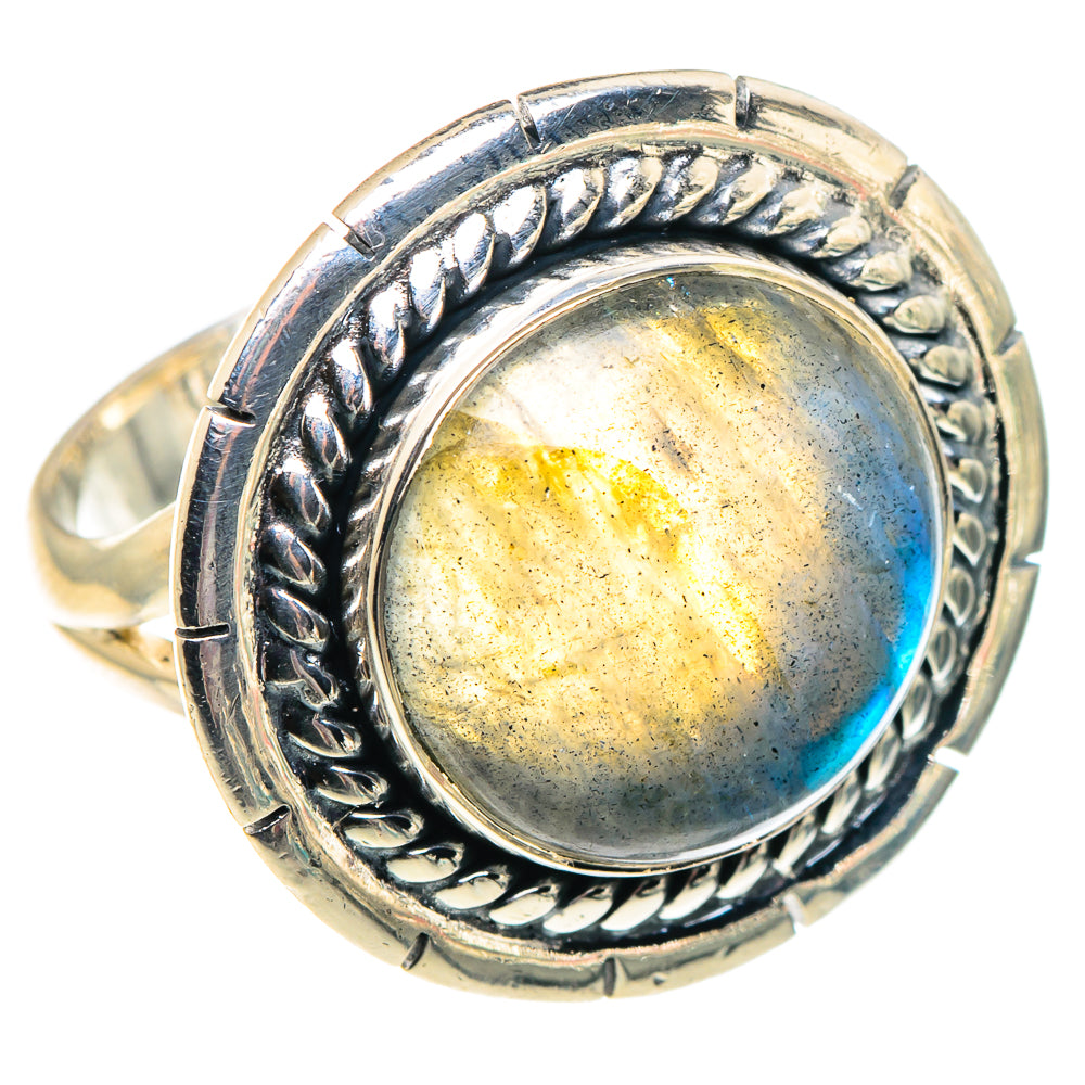 Labradorite Rings handcrafted by Ana Silver Co - RING91939