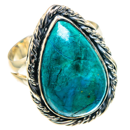 Chrysocolla Rings handcrafted by Ana Silver Co - RING91940