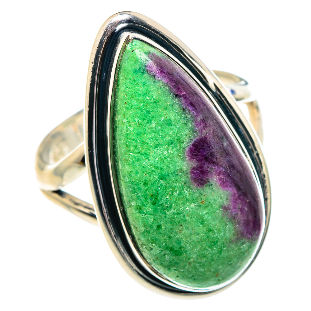 Ruby Zoisite Rings handcrafted by Ana Silver Co - RING91944