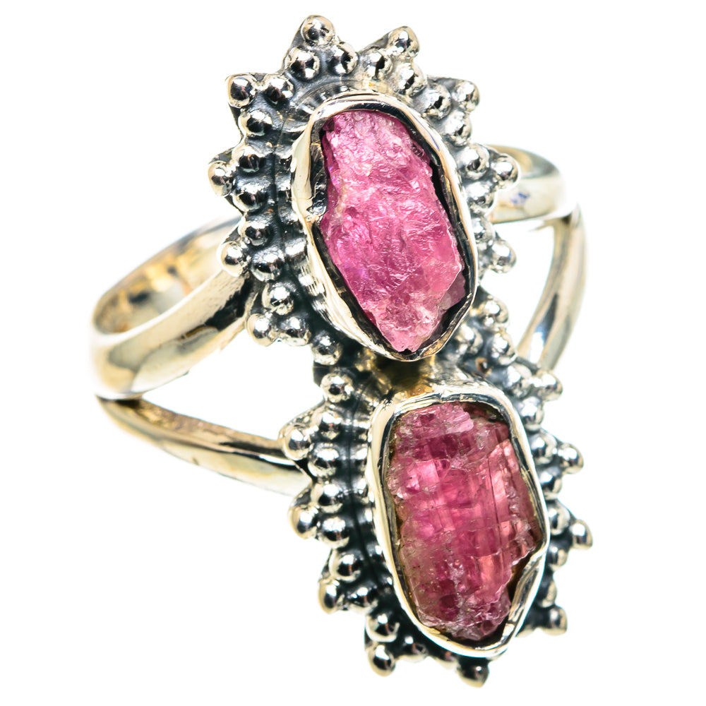 Pink Tourmaline Rings handcrafted by Ana Silver Co - RING91948