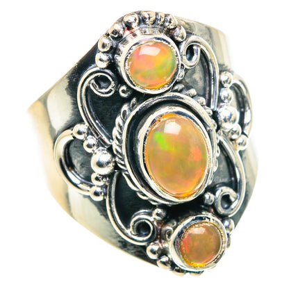 Ethiopian Opal Rings handcrafted by Ana Silver Co - RING91956
