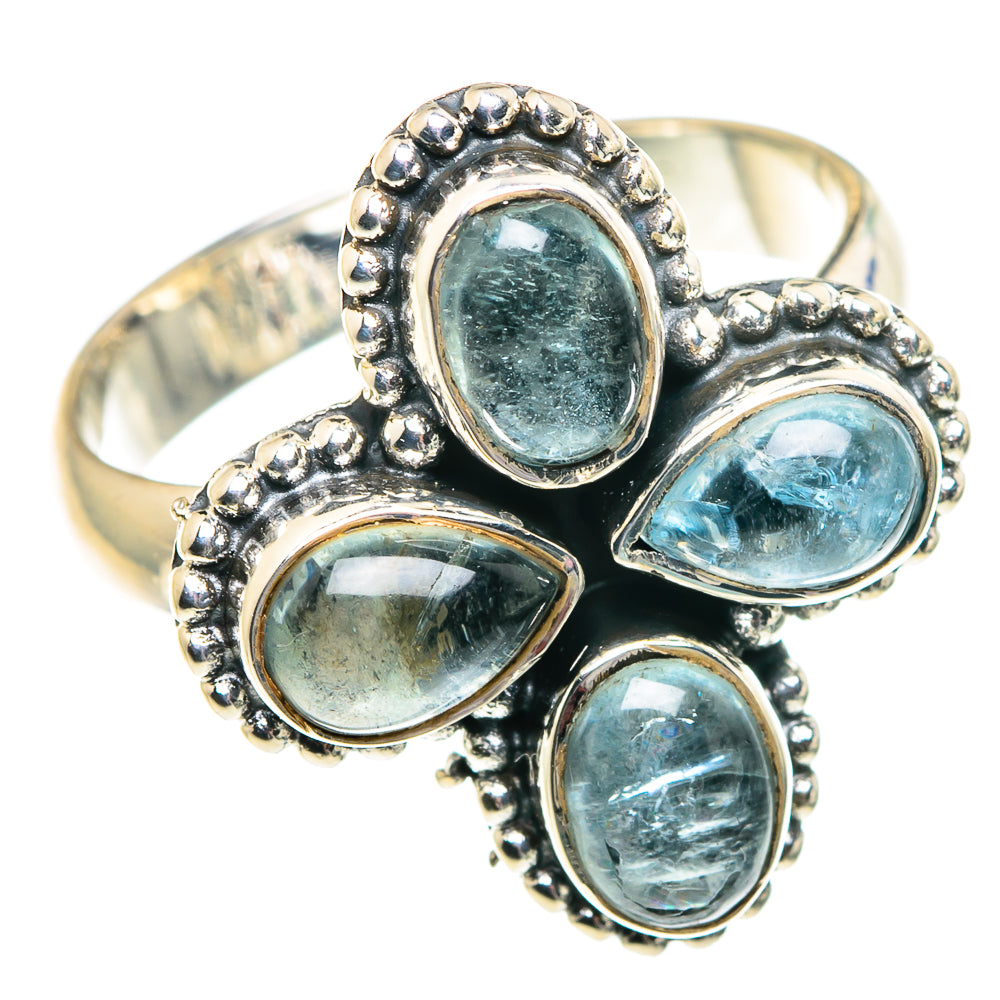 Aquamarine Rings handcrafted by Ana Silver Co - RING91959