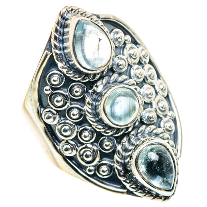 Aquamarine Rings handcrafted by Ana Silver Co - RING91964