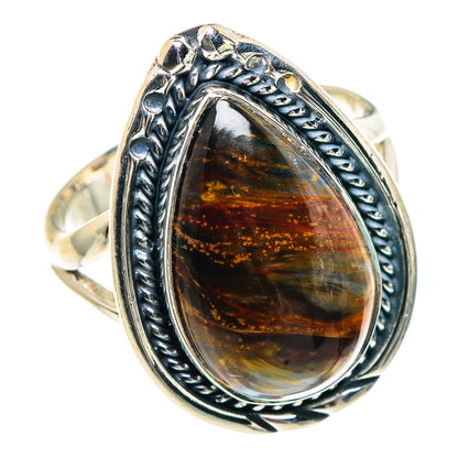 Golden Pietersite Rings handcrafted by Ana Silver Co - RING91968
