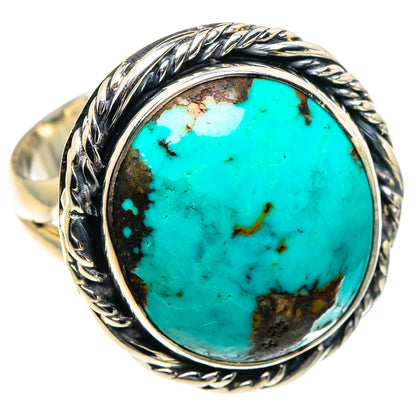 Tibetan Turquoise Rings handcrafted by Ana Silver Co - RING91979