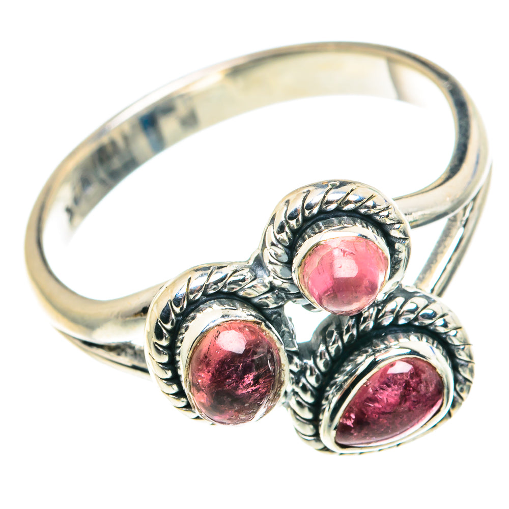 Pink Tourmaline Rings handcrafted by Ana Silver Co - RING91984