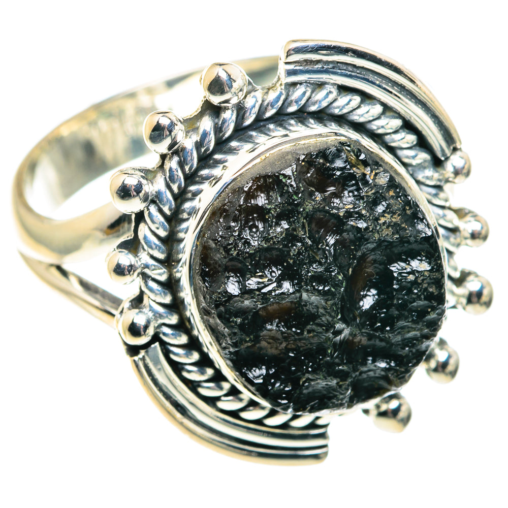 Tektite Rings handcrafted by Ana Silver Co - RING91986