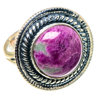 Ruby Fuchsite Rings handcrafted by Ana Silver Co - RING91991