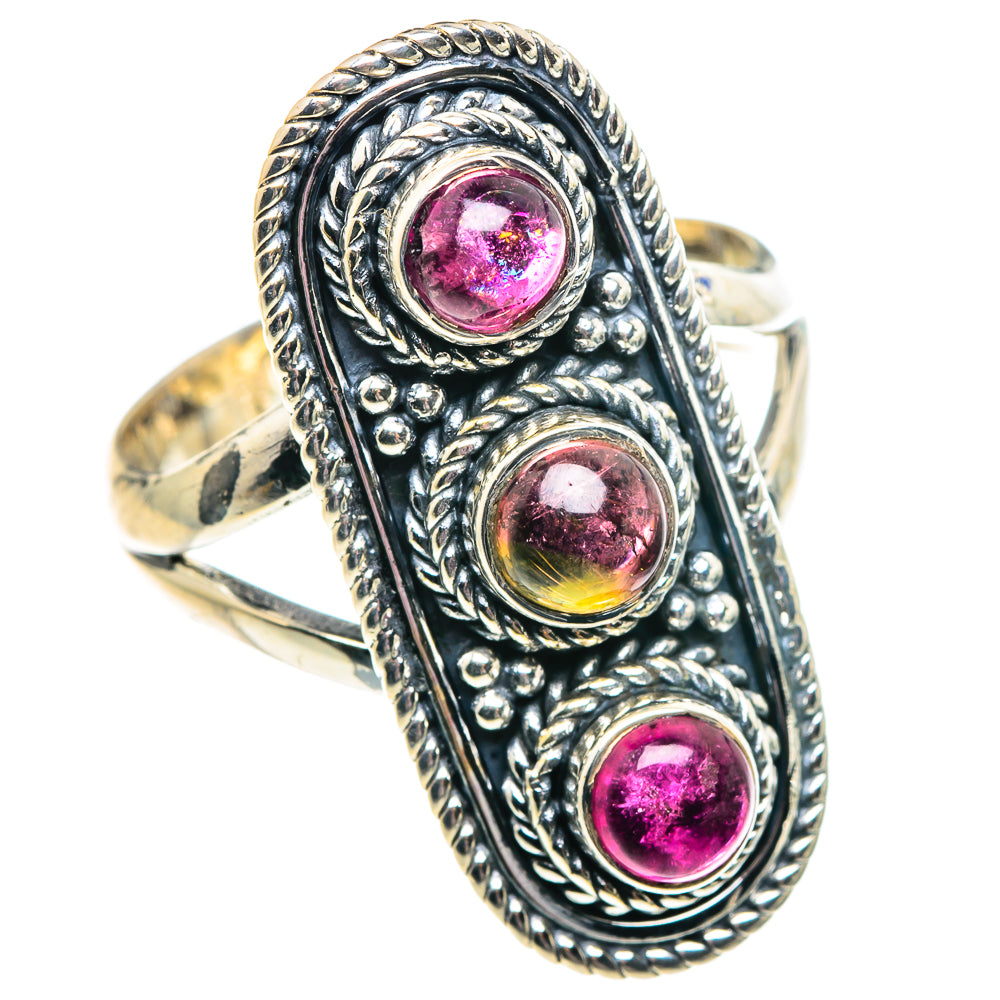 Pink Tourmaline Rings handcrafted by Ana Silver Co - RING91992