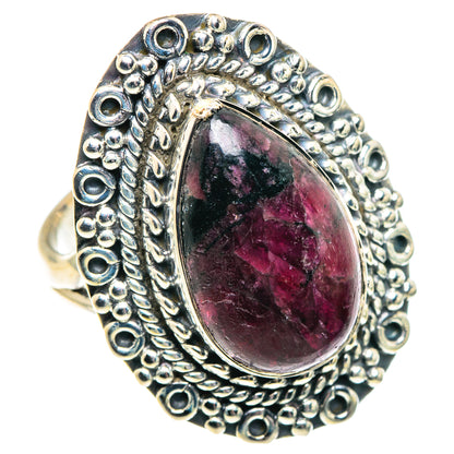 Russian Eudialyte Rings handcrafted by Ana Silver Co - RING91993