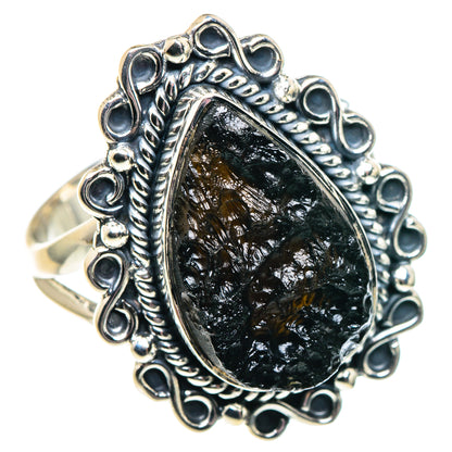 Tektite Rings handcrafted by Ana Silver Co - RING91995 - Photo 2