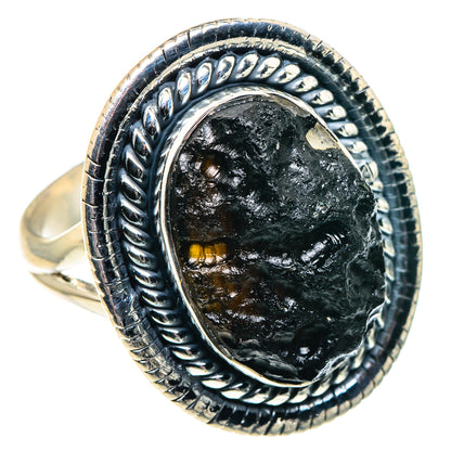 Tektite Rings handcrafted by Ana Silver Co - RING91998 - Photo 2
