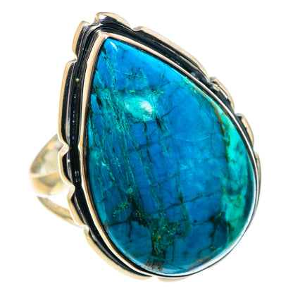 Chrysocolla Rings handcrafted by Ana Silver Co - RING92013