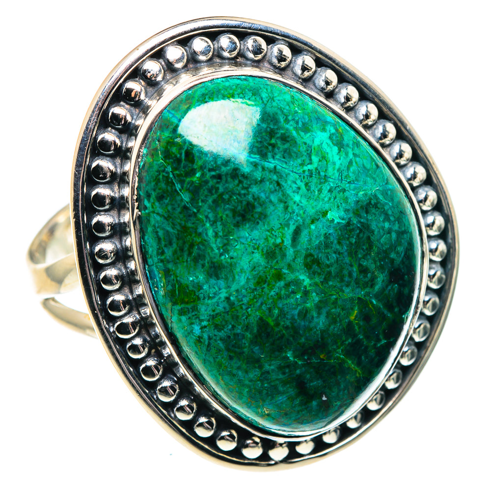 Chrysocolla Rings handcrafted by Ana Silver Co - RING92017