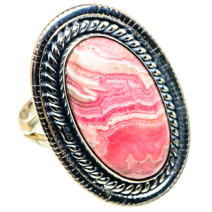 Rhodochrosite Rings handcrafted by Ana Silver Co - RING92024