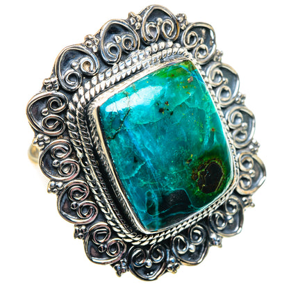 Chrysocolla Rings handcrafted by Ana Silver Co - RING92042
