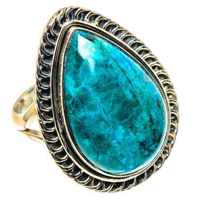 Chrysocolla Rings handcrafted by Ana Silver Co - RING92047