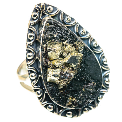 Pyrite Rings handcrafted by Ana Silver Co - RING92063