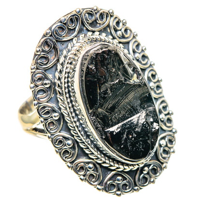 Shungite Rings handcrafted by Ana Silver Co - RING92067 - Photo 2