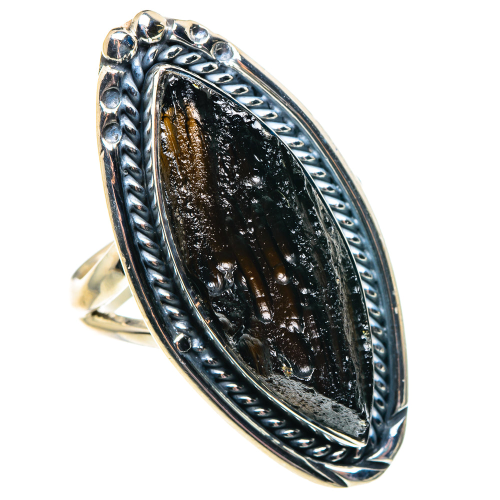 Tektite Rings handcrafted by Ana Silver Co - RING92069