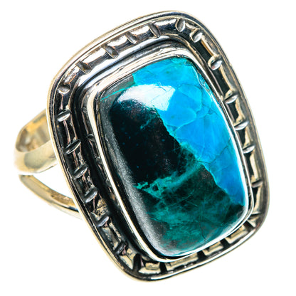 Chrysocolla Rings handcrafted by Ana Silver Co - RING92074