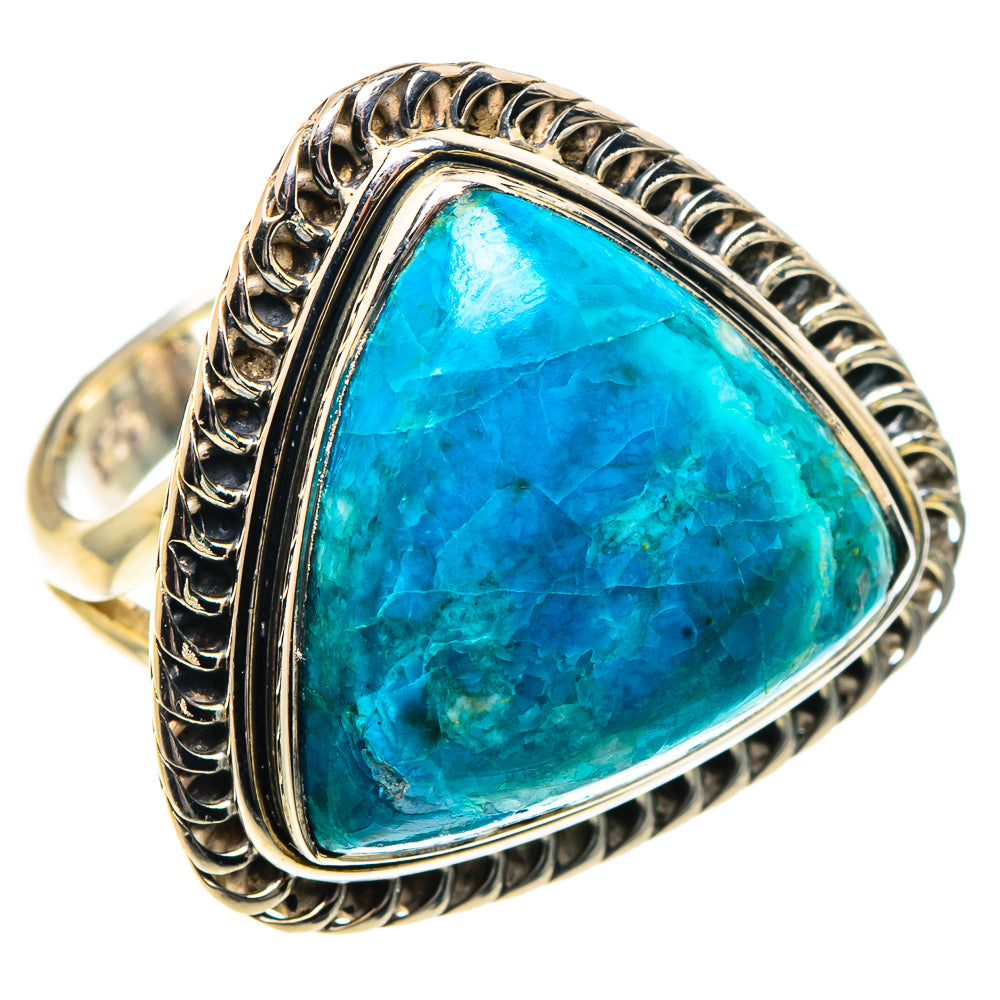 Chrysocolla Rings handcrafted by Ana Silver Co - RING92083