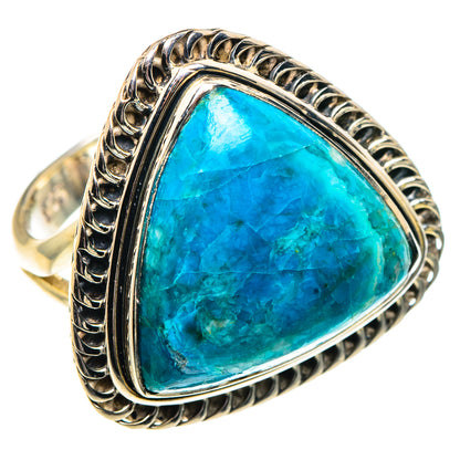 Chrysocolla Rings handcrafted by Ana Silver Co - RING92083