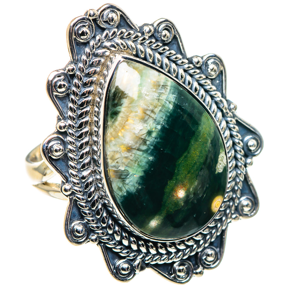 Ocean Jasper Rings handcrafted by Ana Silver Co - RING92085