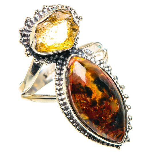 Golden Pietersite Rings handcrafted by Ana Silver Co - RING92087