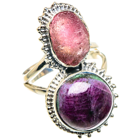 Ruby Fuchsite Rings handcrafted by Ana Silver Co - RING92090
