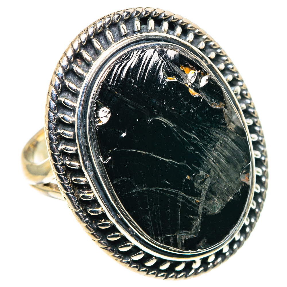 Shungite Rings handcrafted by Ana Silver Co - RING92112