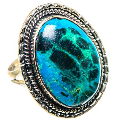 Chrysocolla Rings handcrafted by Ana Silver Co - RING92113