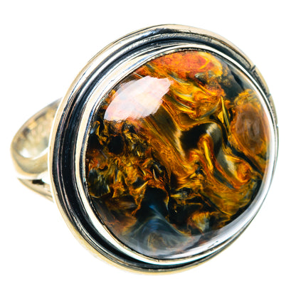 Golden Pietersite Rings handcrafted by Ana Silver Co - RING92121