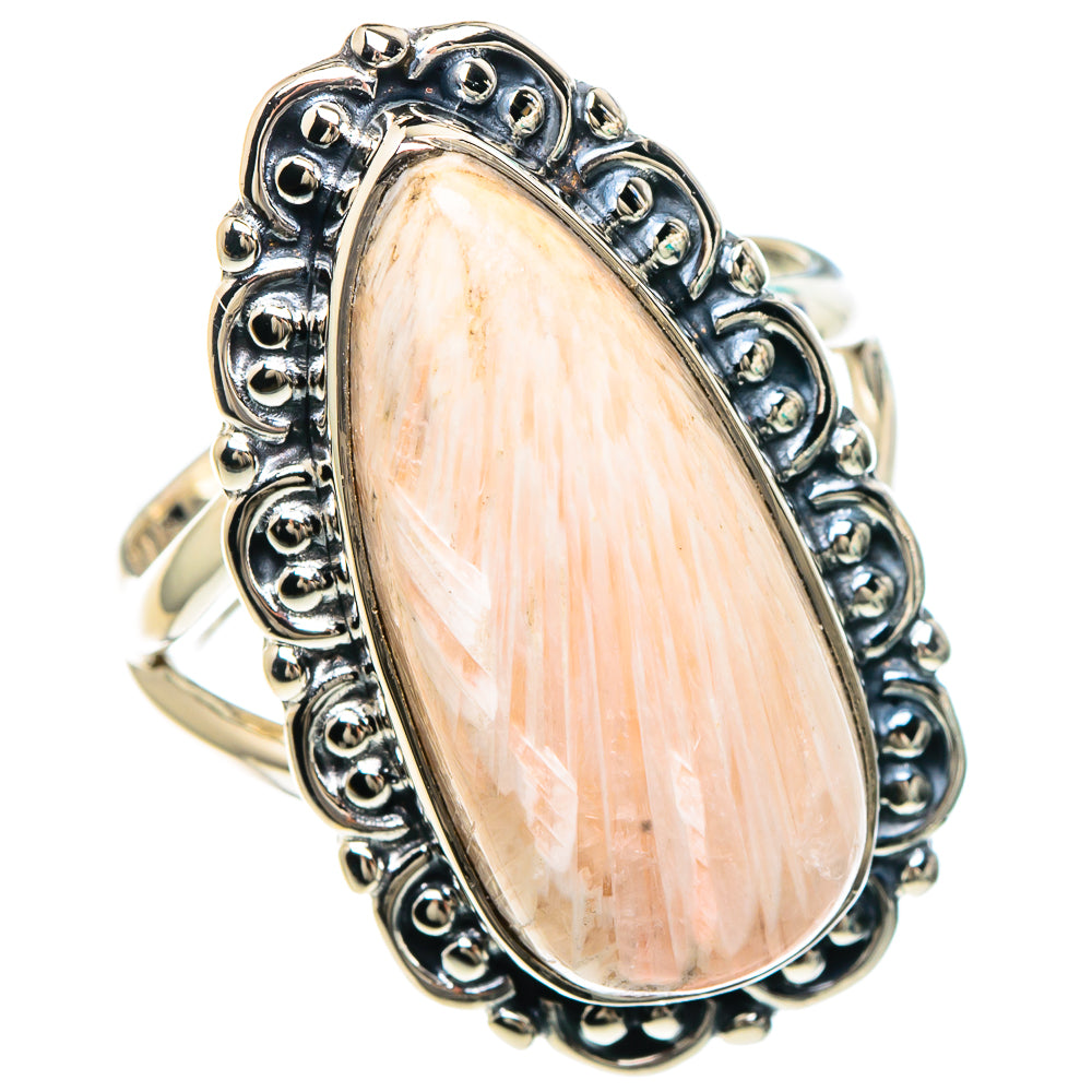 Scolecite Rings handcrafted by Ana Silver Co - RING92132 - Photo 2