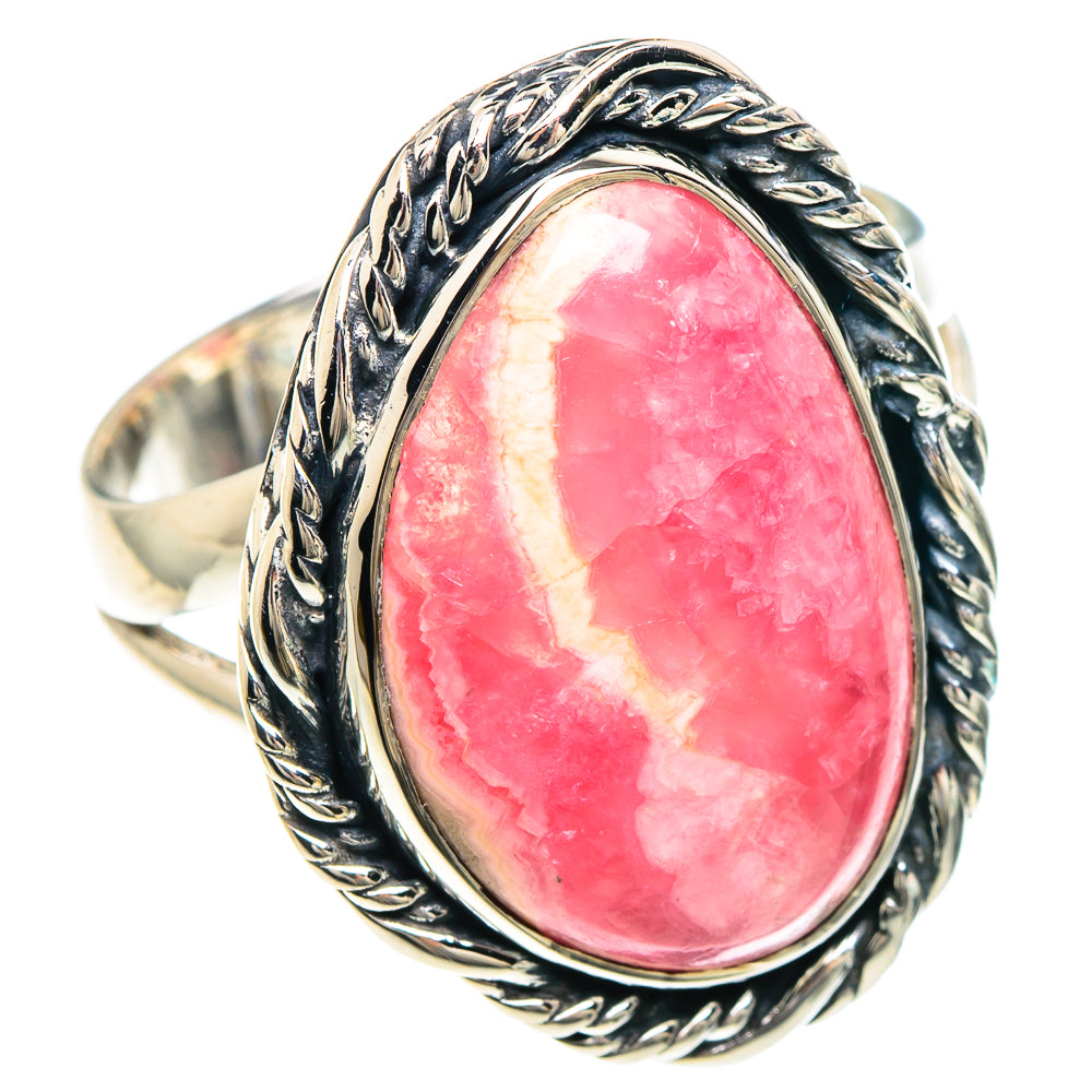 Rhodochrosite Rings handcrafted by Ana Silver Co - RING92133