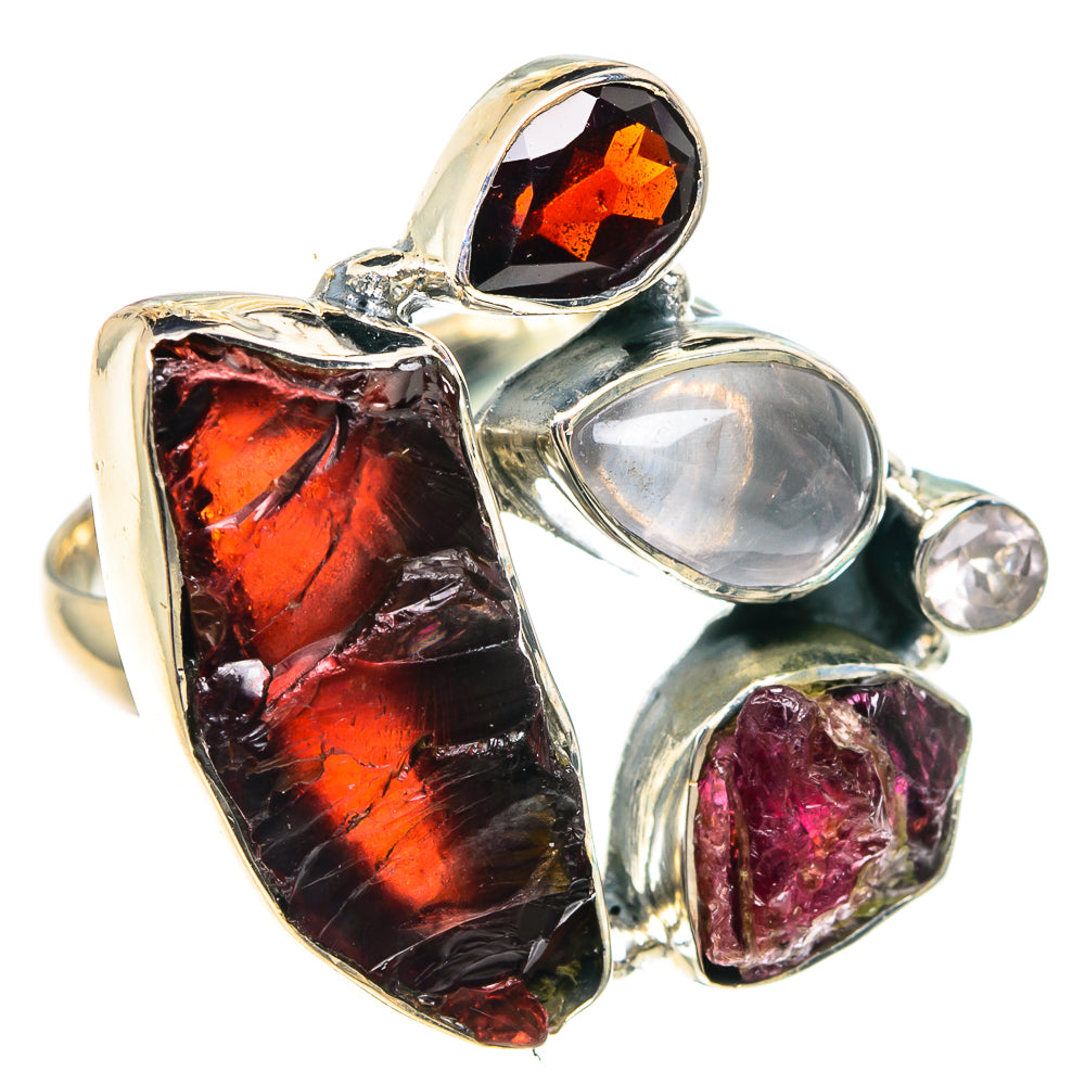 Garnet Rings handcrafted by Ana Silver Co - RING92136
