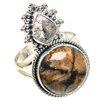 Chiastolite Rings handcrafted by Ana Silver Co - RING92156
