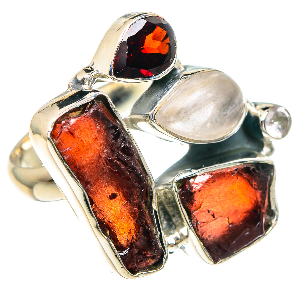 Garnet Rings handcrafted by Ana Silver Co - RING92161