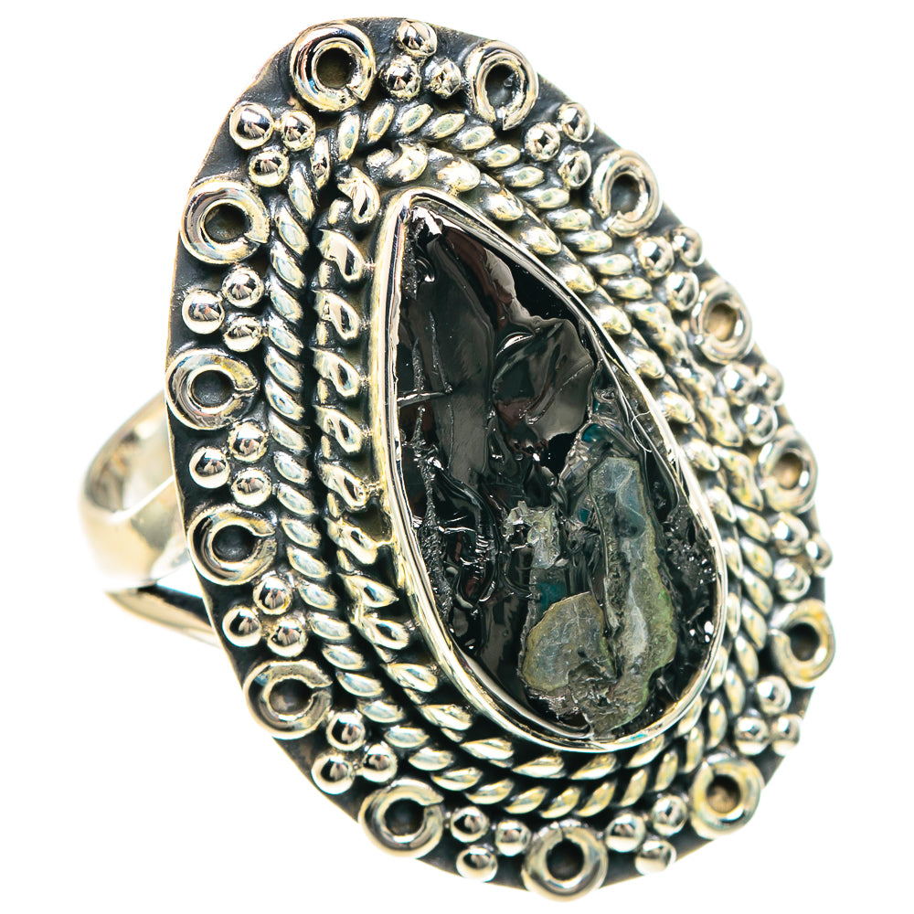 Shungite Rings handcrafted by Ana Silver Co - RING92167 - Photo 2