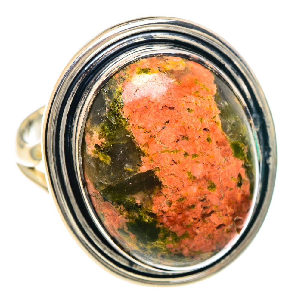 Unakite Rings handcrafted by Ana Silver Co - RING92170